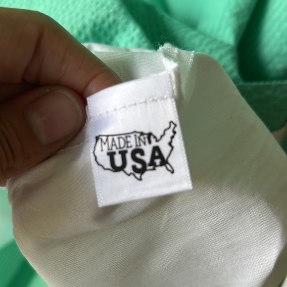 Lauren James Sullivan Solid Seersucker Dress in Seafoam - Picture 8 of 9